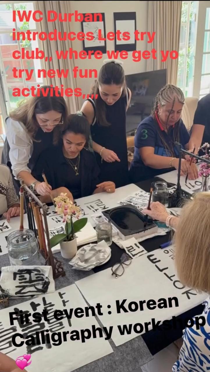 Let's Try Club — Korean calligraphy workshop