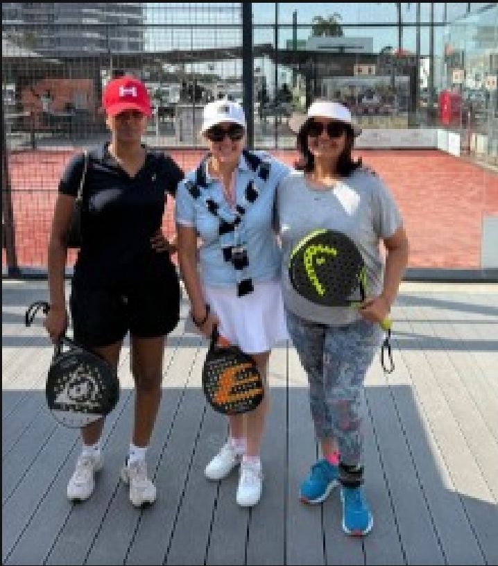 Paddle Club after a match